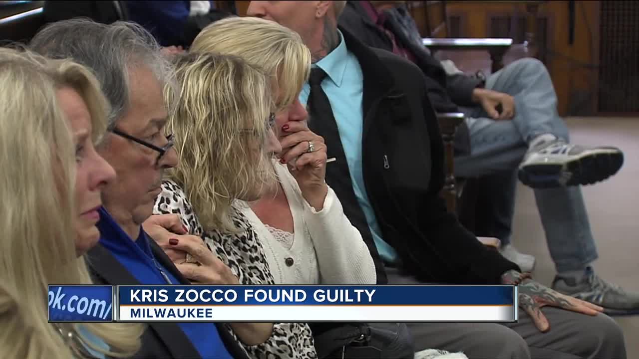 Kris Zocco found guilty in death of Kelly Dwyer in 2013