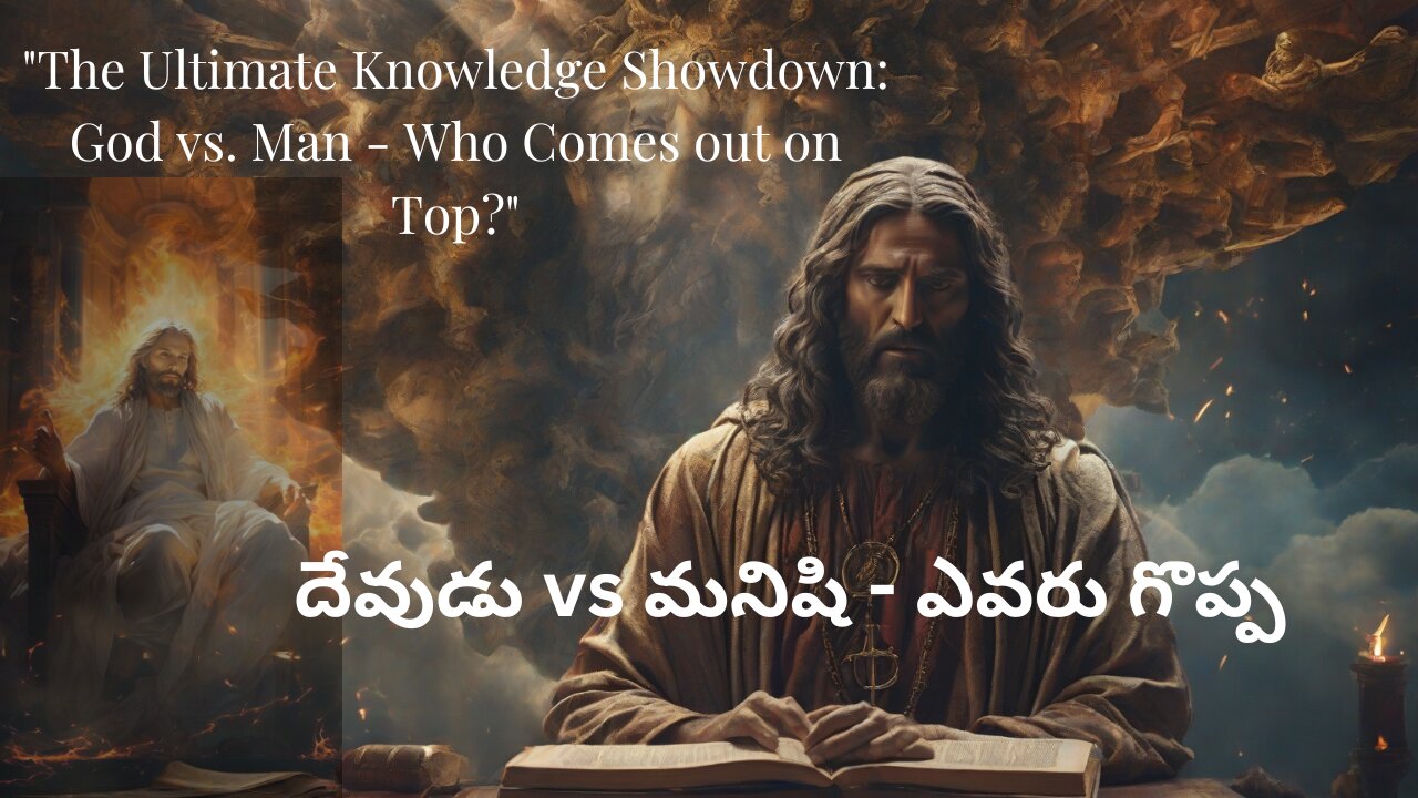 "Ultimate Knowledge Showdown: God vs. Man - Who Comes Out on Top?"