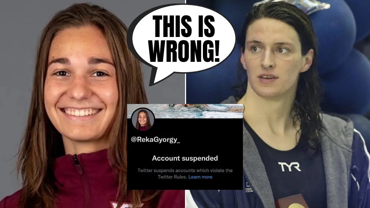 Female Swimmer Reka Gyorgy SLAMS Lia Thomas, Says Her Spot Was STOLEN! | Gets SUSPENDED From Twitter