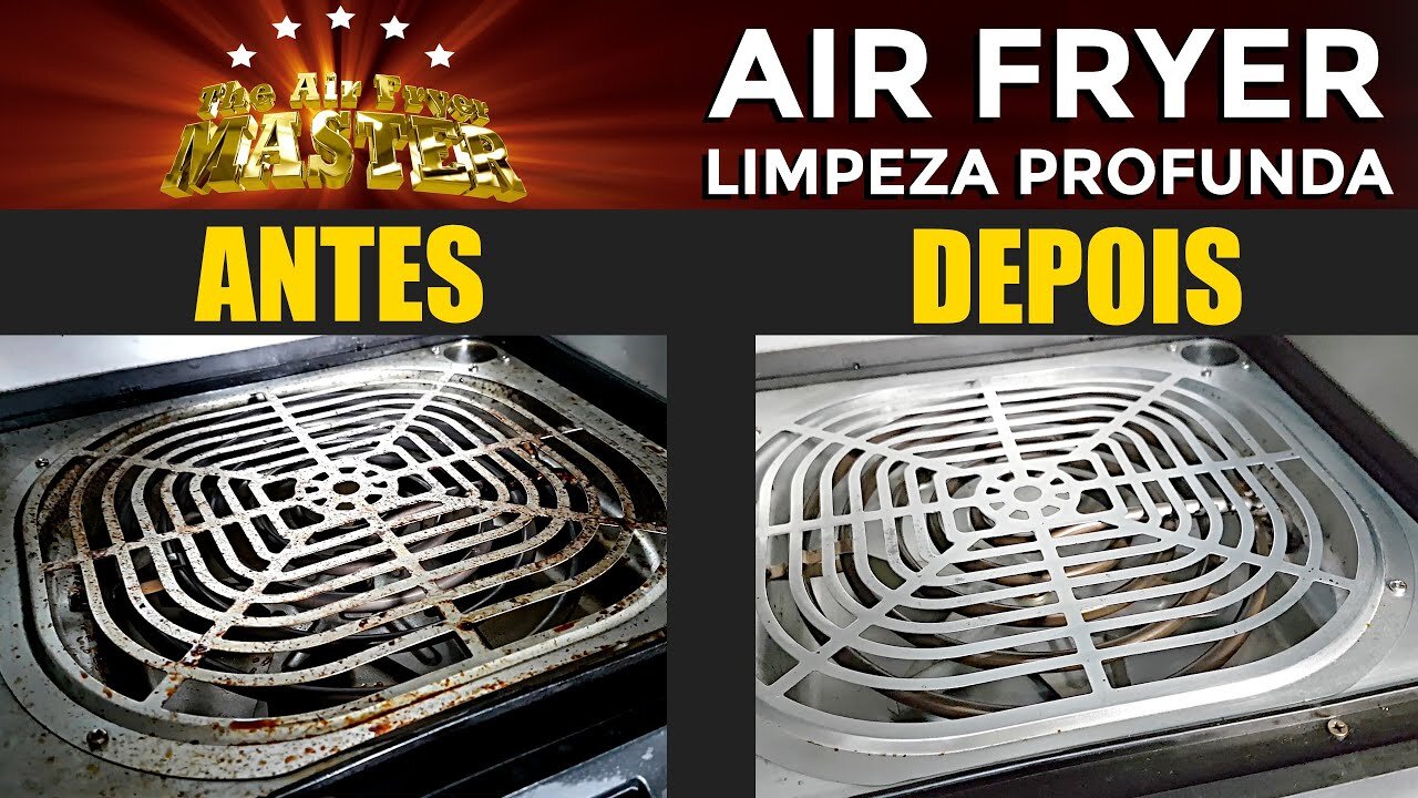 COMO LIMPAR A FRITADEIRA ELÉTRICA SEM ÓLEO POR DENTRO CORRETAMENTE? LIMPEZA PROFUNDA DA AIR FRYER