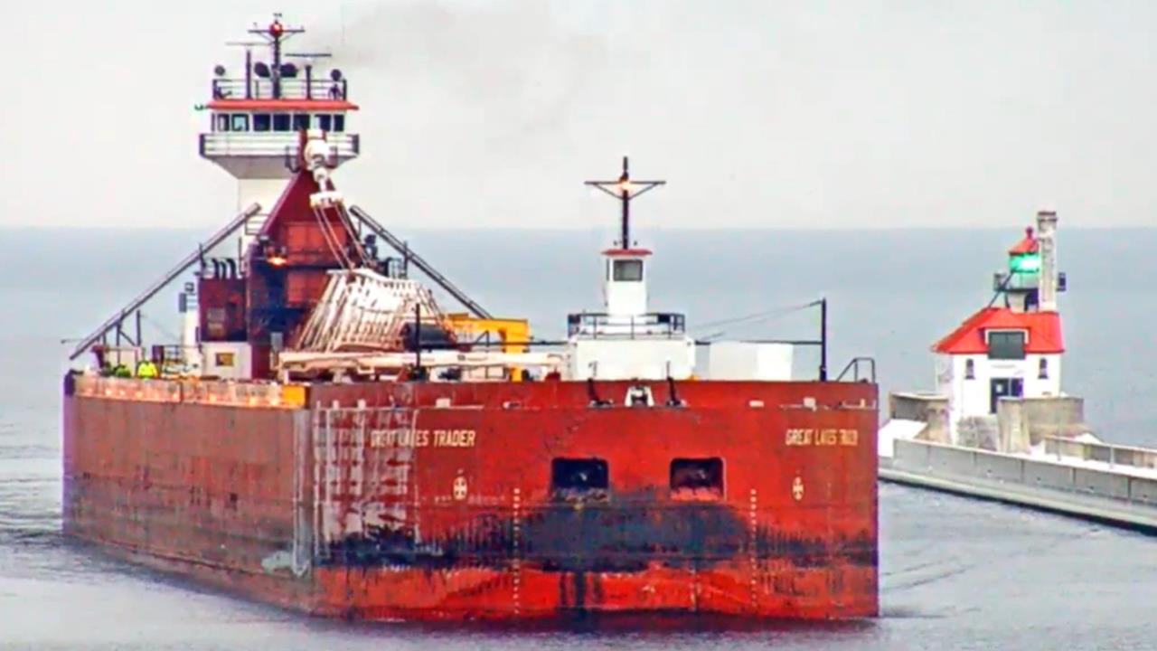 Great Lakes Trader arrived in Duluth 01/09/2021