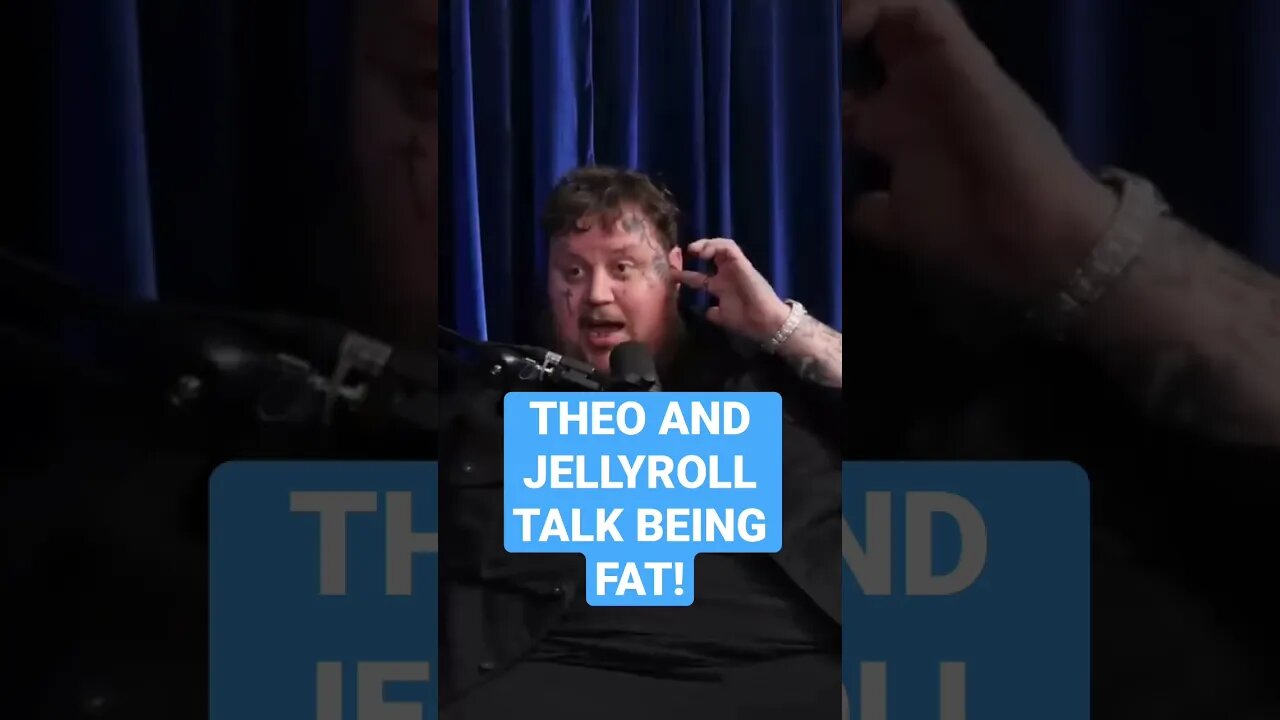 THEO AND JELLYROLL TALK FAT! #shorts #funny