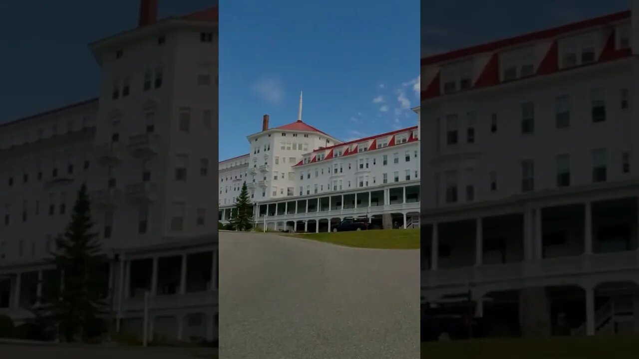 Cycling past the Mount Washington Hotel in New Hampshire 🤩 #shorts #travel #history