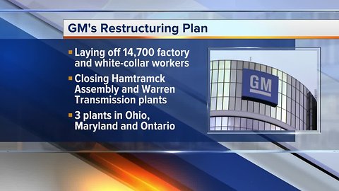 General Motors closing two plants in metro Detroit; thousands of jobs to be cut