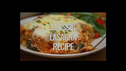 The Most Amazing Homemade Lasagna Recipe | Relaxing Food Cooking Videos | #Lasagna