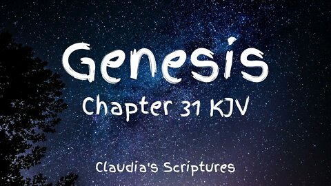 The Bible Series Bible Book Genesis Chapter 31 Audio