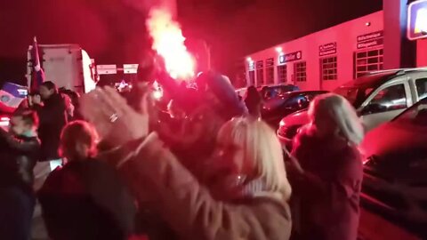 HUGE Welcome To The Freedom Convoy In France