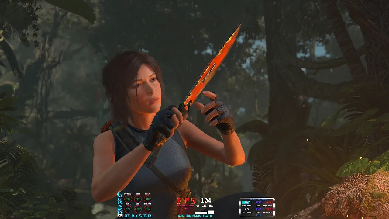 Shadow of the Tomb Raider 4K HDR PC Gameplay 12900K Overclock 5400Mhz