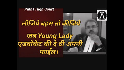 Young indian lady Advocate Argument in High Court