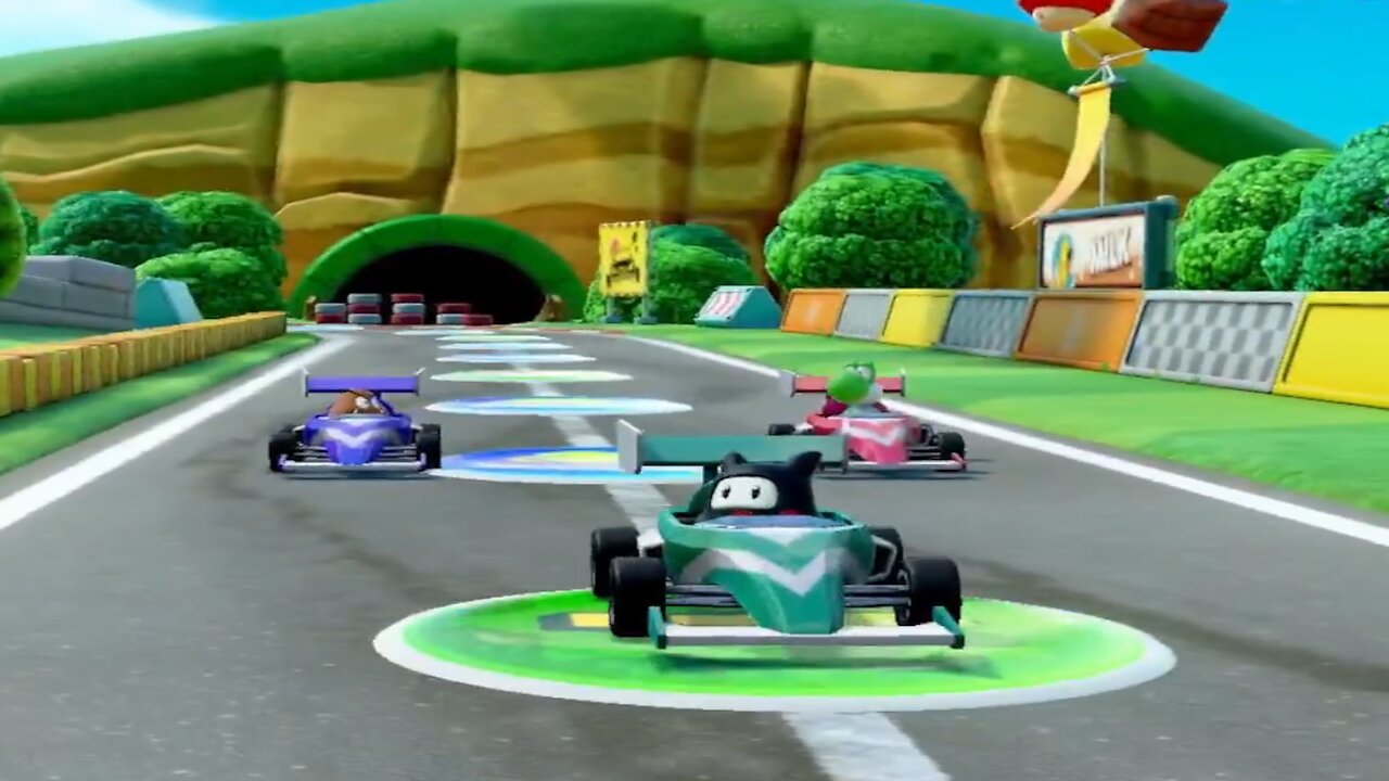 Super Mario Party Jamboree Roll 'em Raceway Easy Difficulty