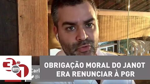 Andreazza: A obrigação moral do Janot era renunciar à PGR