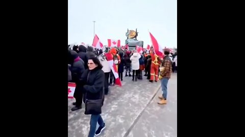 Media Lies About Massive Turnout In Toronto For Truckers' Freedom Convoy!