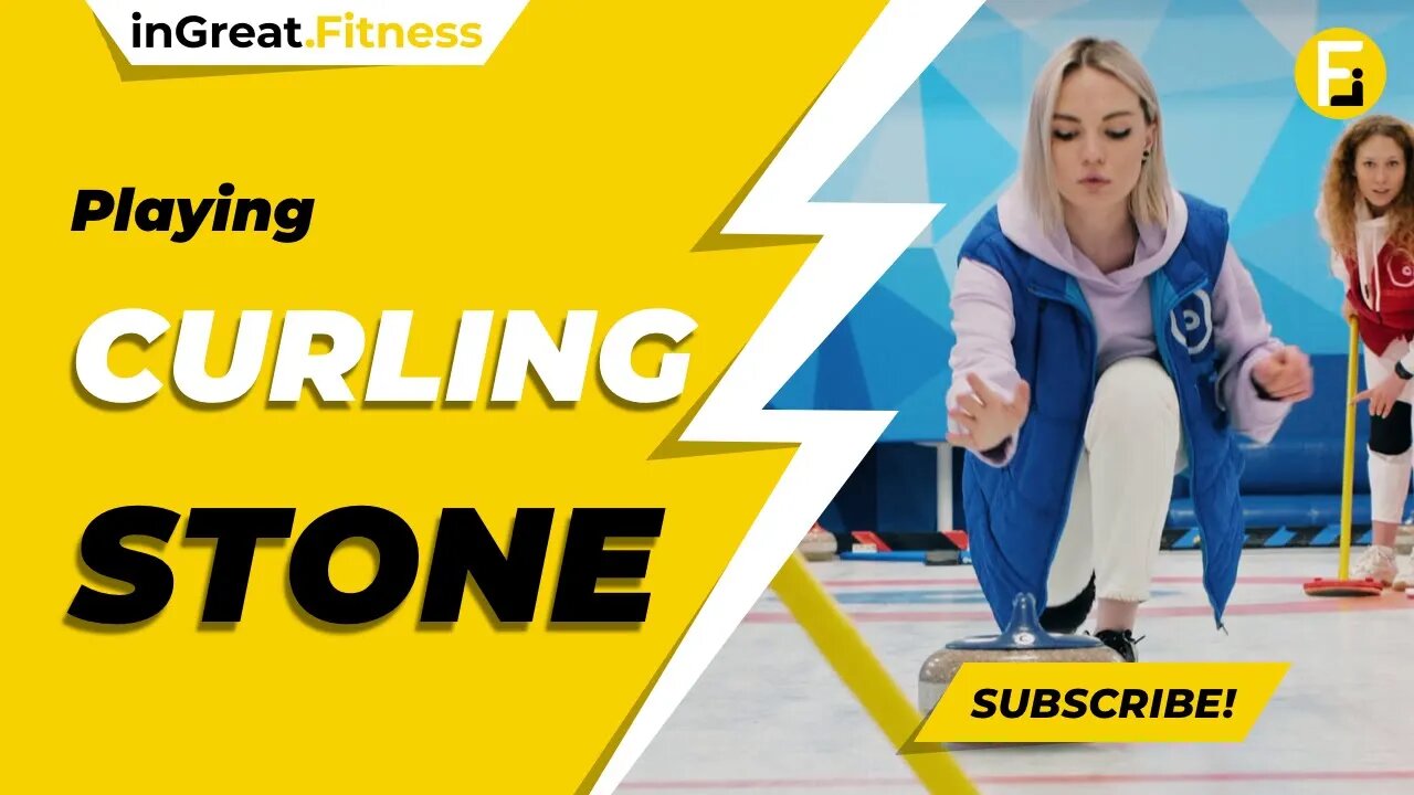 Curling stone #ingreatfitness #curlingstone #homesport #sports #activities #game #fungame