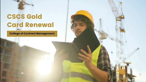 CSCS Gold Card Renewal