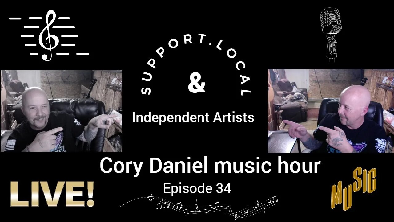 Cory Daniel music music hour episode 34 LIVE