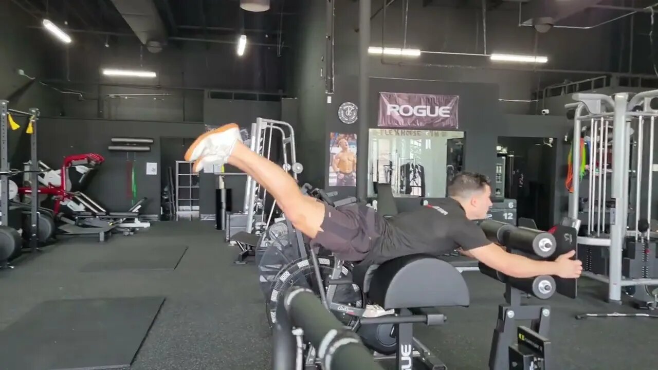 Glute Ham Developer GHD Reverse Hyperextensions "Reverse Hypers"