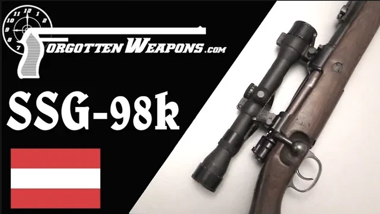 SSG-98k: Austria Repurposes German Sniper Rifles