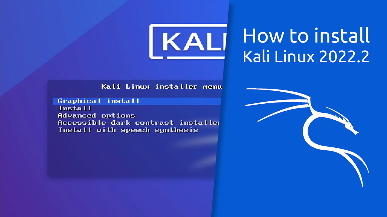 How to install Kali Linux 2022.2