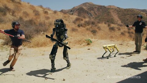 Robots soldier's that hit target in destruction