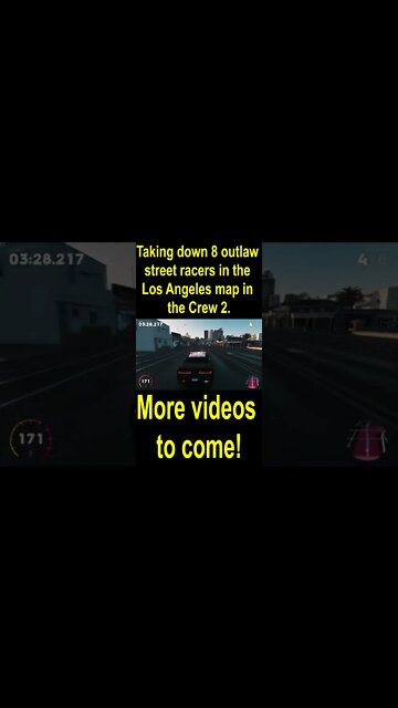 Taking down 8 outlaw street racers in the Los Angeles map in the Crew 2 (REUPLOAD)