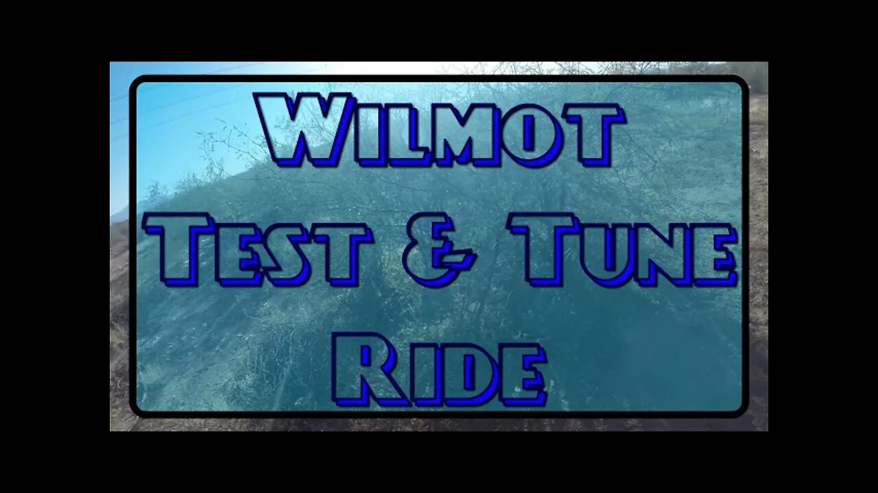 Wilmot Test & Tune Ride - KDX220