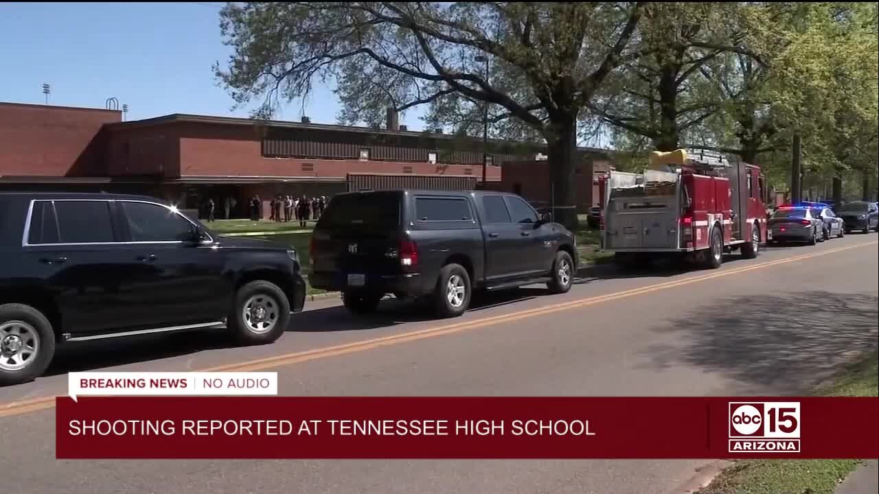 Knoxville police officer, multiple others shot at high school, police say