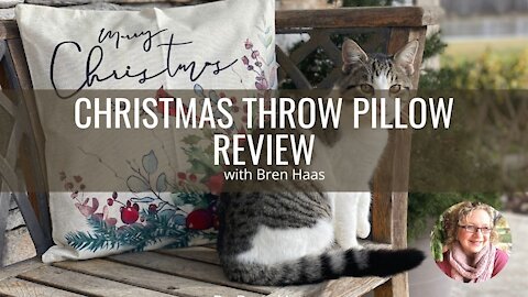 Christmas Toss Pillow Cover Review