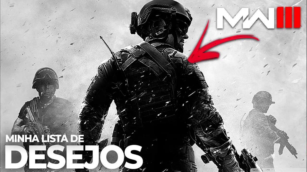 LISTA DE DESEJOS PARA O MW3 (CONEXÃO / PERKS PRO/ LEVEL DE CLÃS) #MWIII