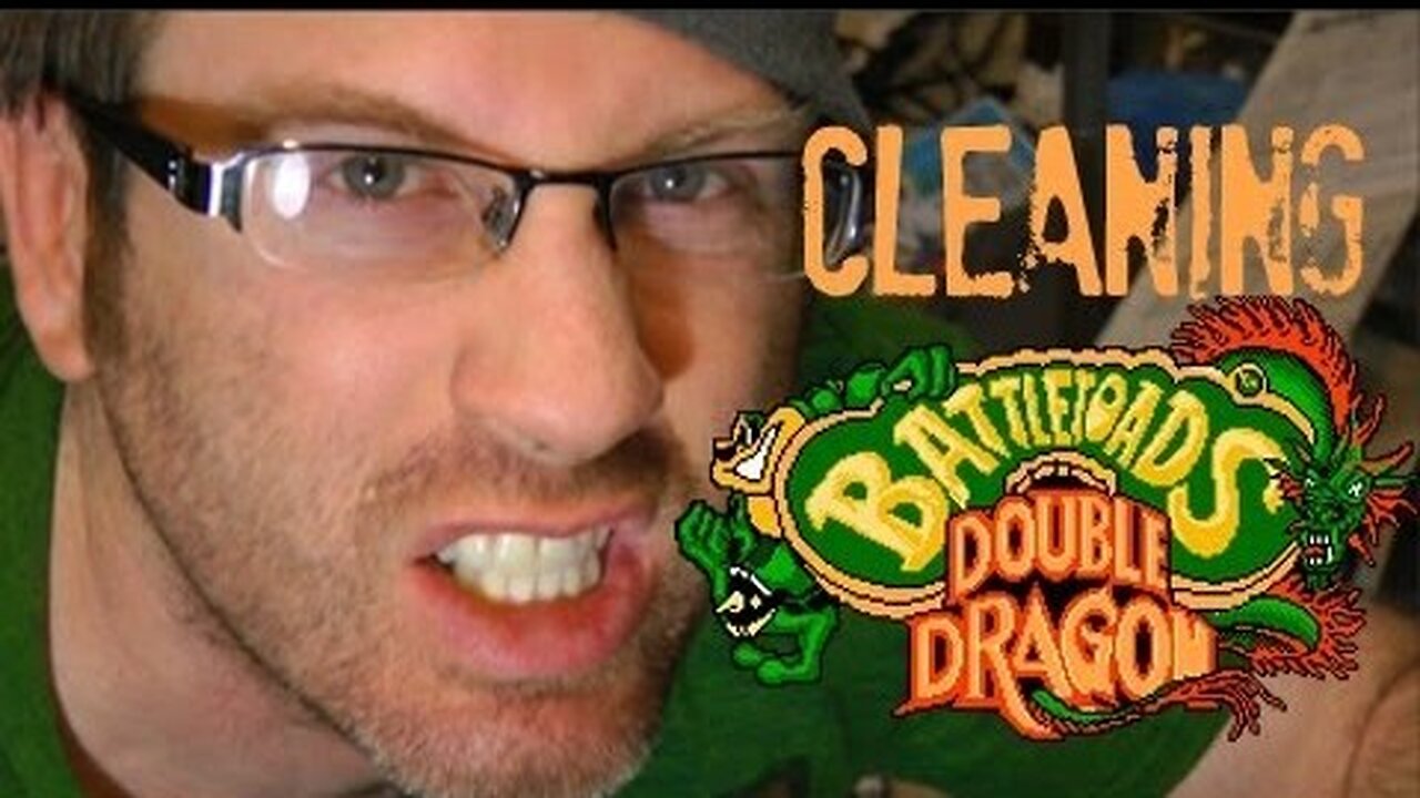 Cleaning the Battletoads/Double Dragon Cart