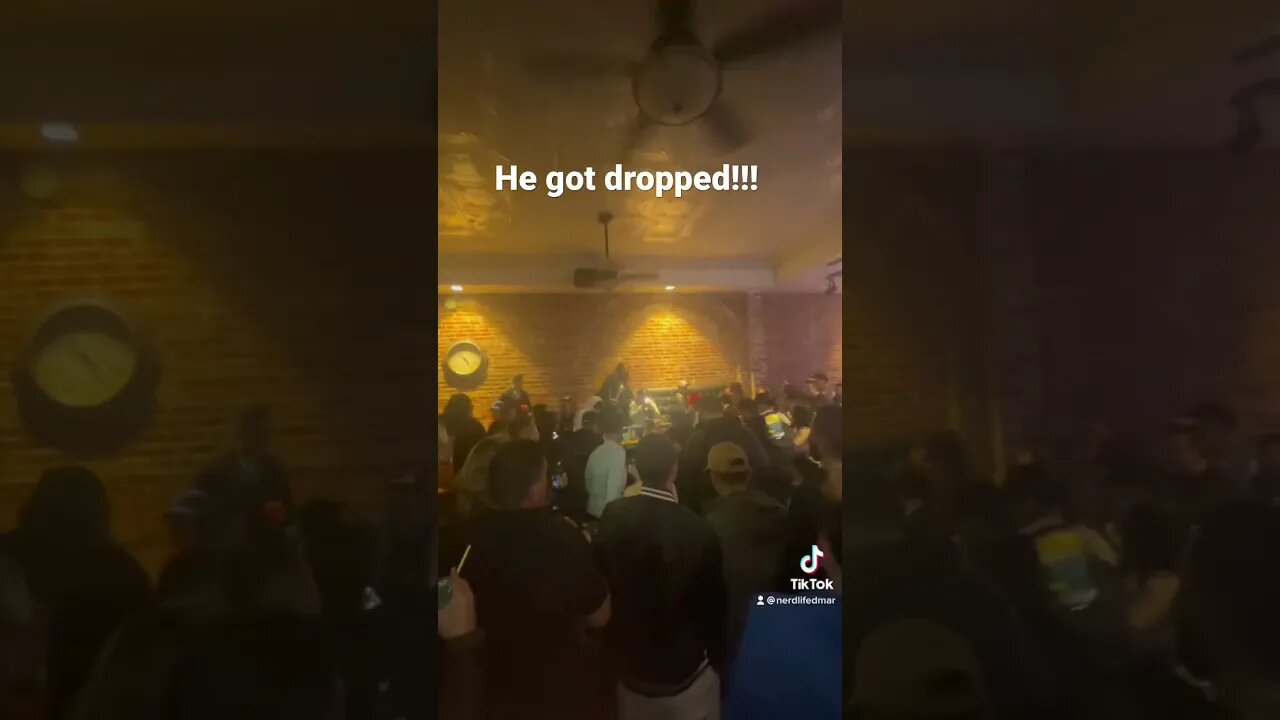 Wooooaaaaahhh he got dropped!!!