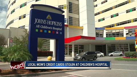 Mother's credit card stolen at children's hospital in St. Petersburg