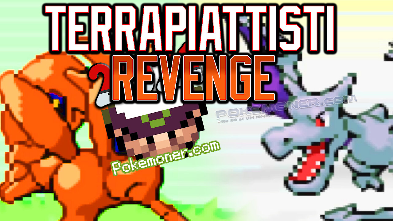 Pokemon Terrapiattisti Revenge - GBA Hack ROM has a lot of jokes, trash talk, tv show Italian!