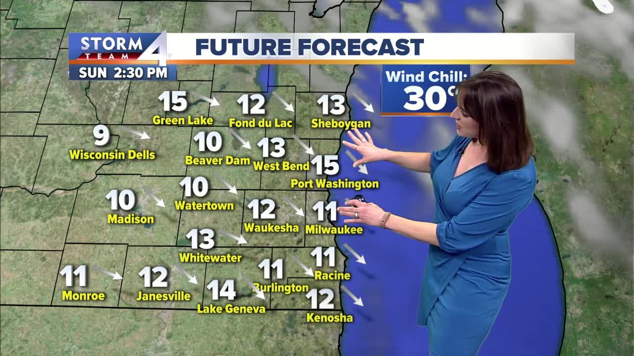 Strong winds overnight