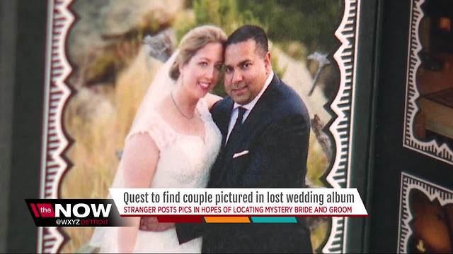 Metro Detroit woman on quest to find couple pictured in lost wedding album