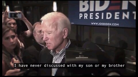 Biden aka pedopete lying about business with hunter