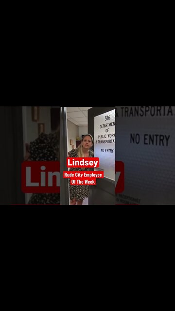 Rude City Employee Lindsey Shows How Not To Act #shorts #1amendmentaudit @The Day After