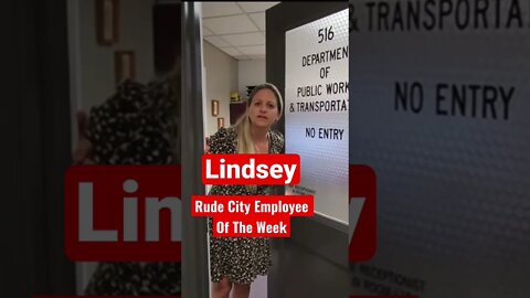 Rude City Employee Lindsey Shows How Not To Act #shorts #1amendmentaudit @The Day After