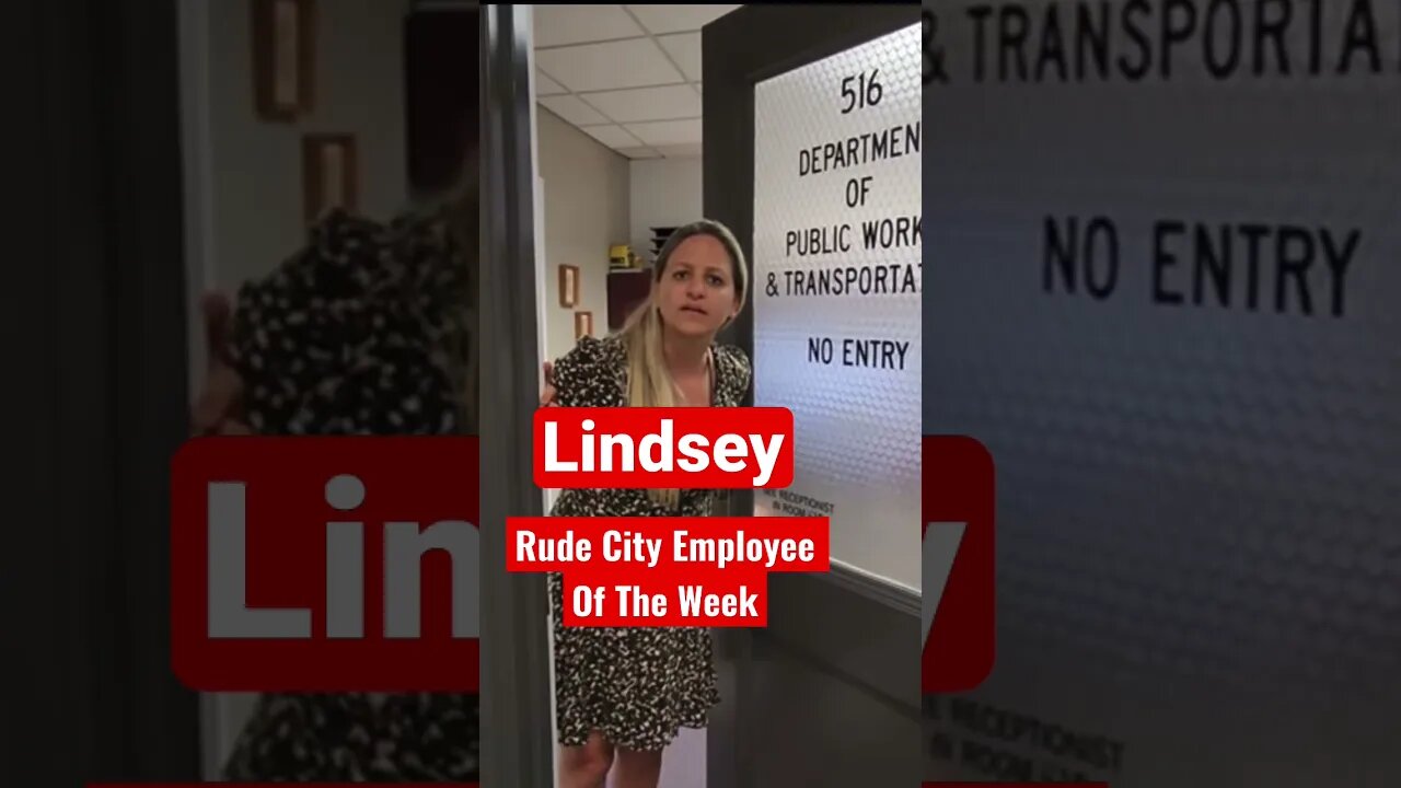 Rude City Employee Lindsey Shows How Not To Act #shorts #1amendmentaudit @The Day After