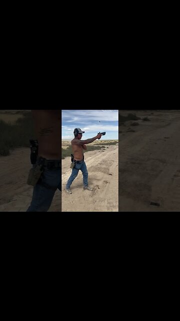 50 yards - Strong Hand Only - Watch til the End #tacticalcowboy