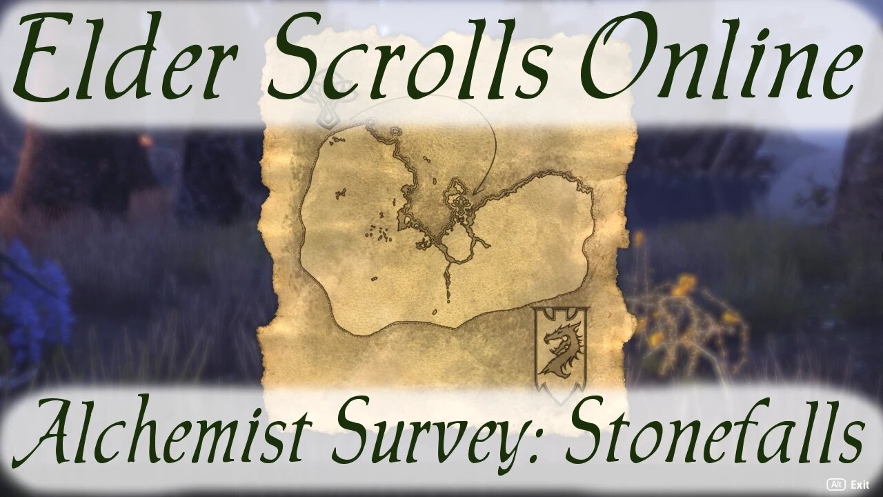 Alchemist Survey: Stonefalls [Elder Scrolls Online]