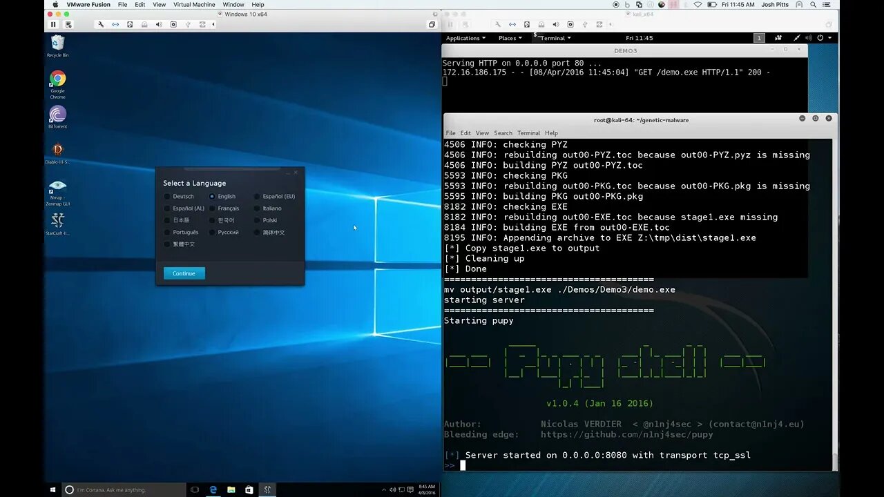 Demo 3 Genetic Malware