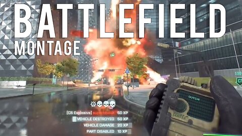 Destroying GUNSHIPS and So Much More Battlefield Montage