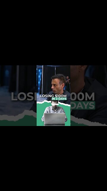 I Lost $100,000,000 in 48 Hours