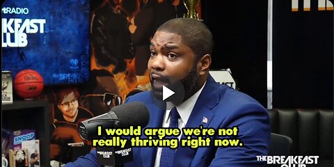 Byron Donalds tells the Breakfast Club that Kamala Harris is responsible for the high inflation.