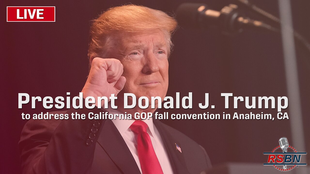 President Donald J. Trump to address the California GOP fall convention in Anaheim, CA - 9/29/2023