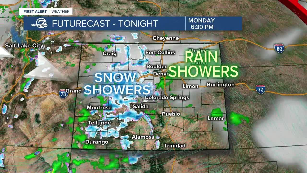 Monday evening forecast