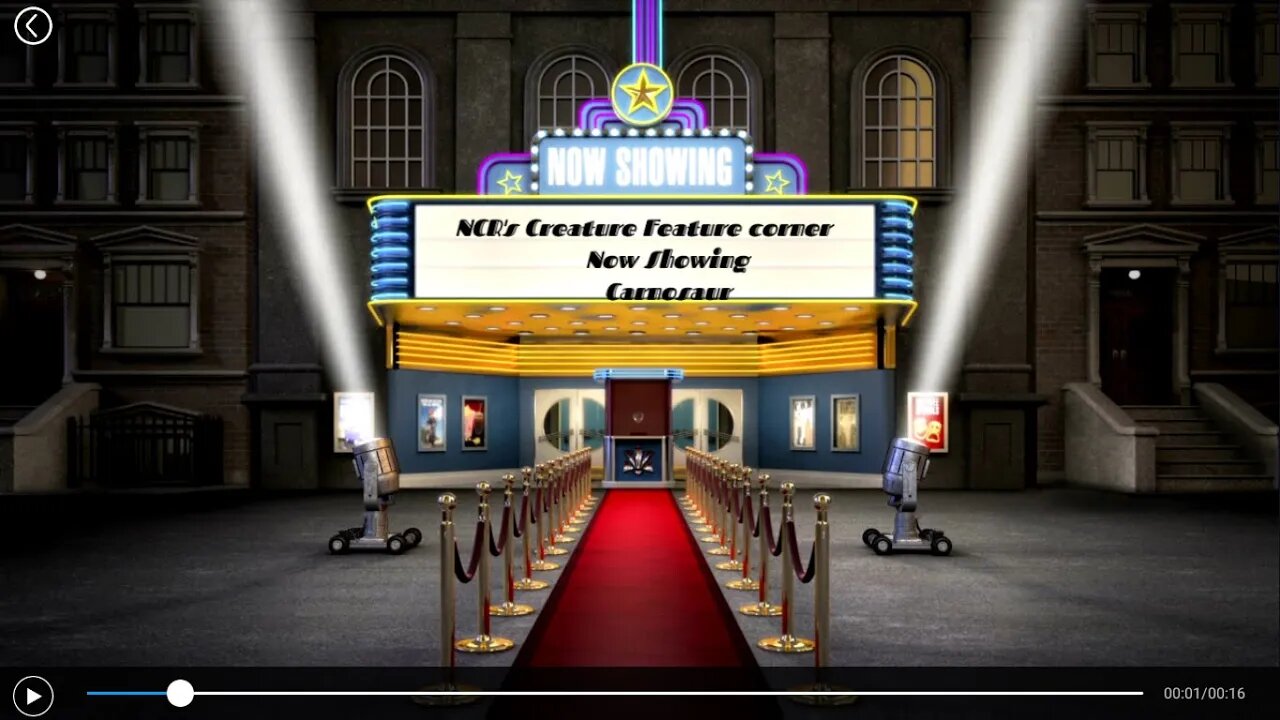 NCR's Creature Feature corner presents Carnosaur