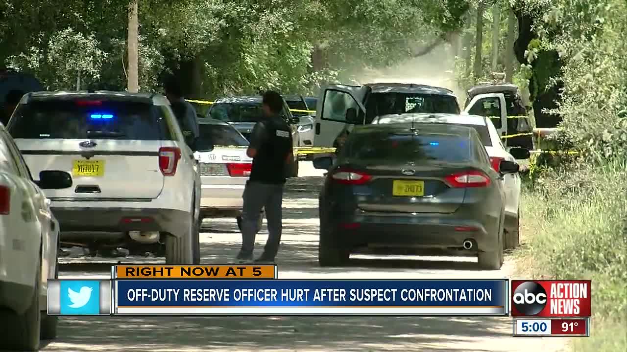 Off-duty reserve officer shot after confronting hit-and-run suspect in Zephyrhills