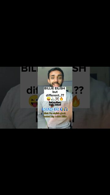 Billie Eilish but different... 😜#shorts