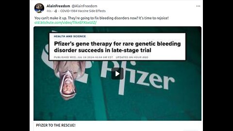 PFIZER TO THE RESCUE!